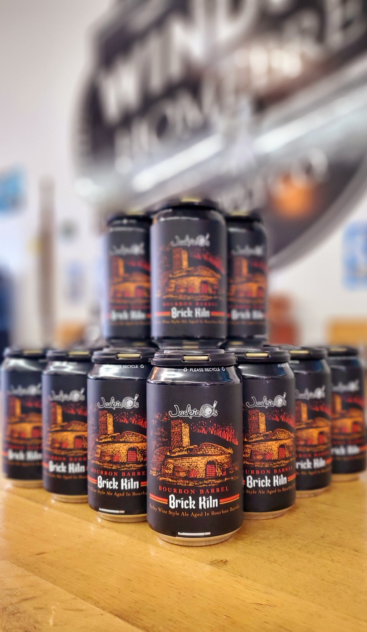 Jackie O's Bourbon Barrel Brick Kiln 12oz Can