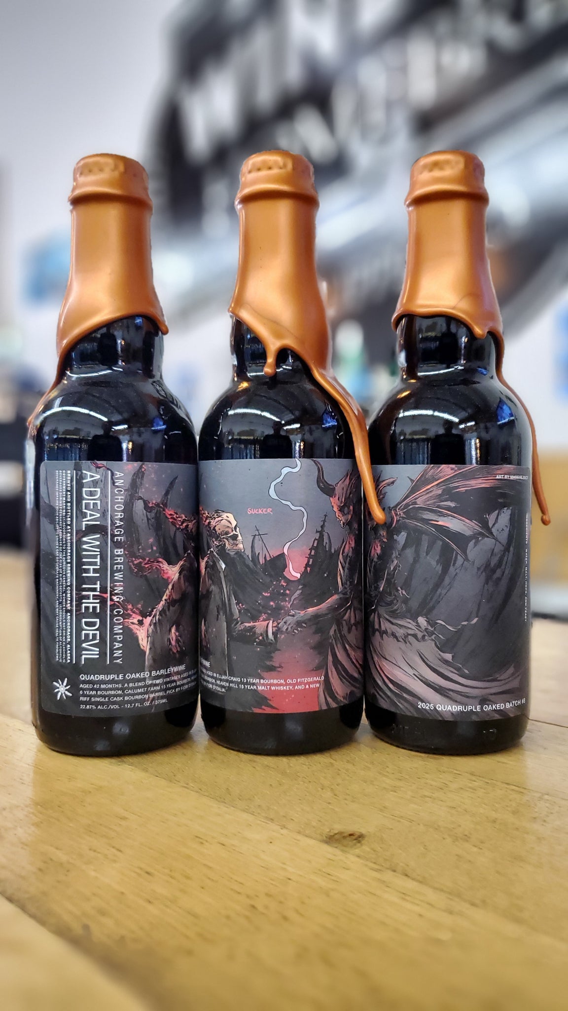 Anchorage Brewing- Deal with the devil quad oaked Batch 8