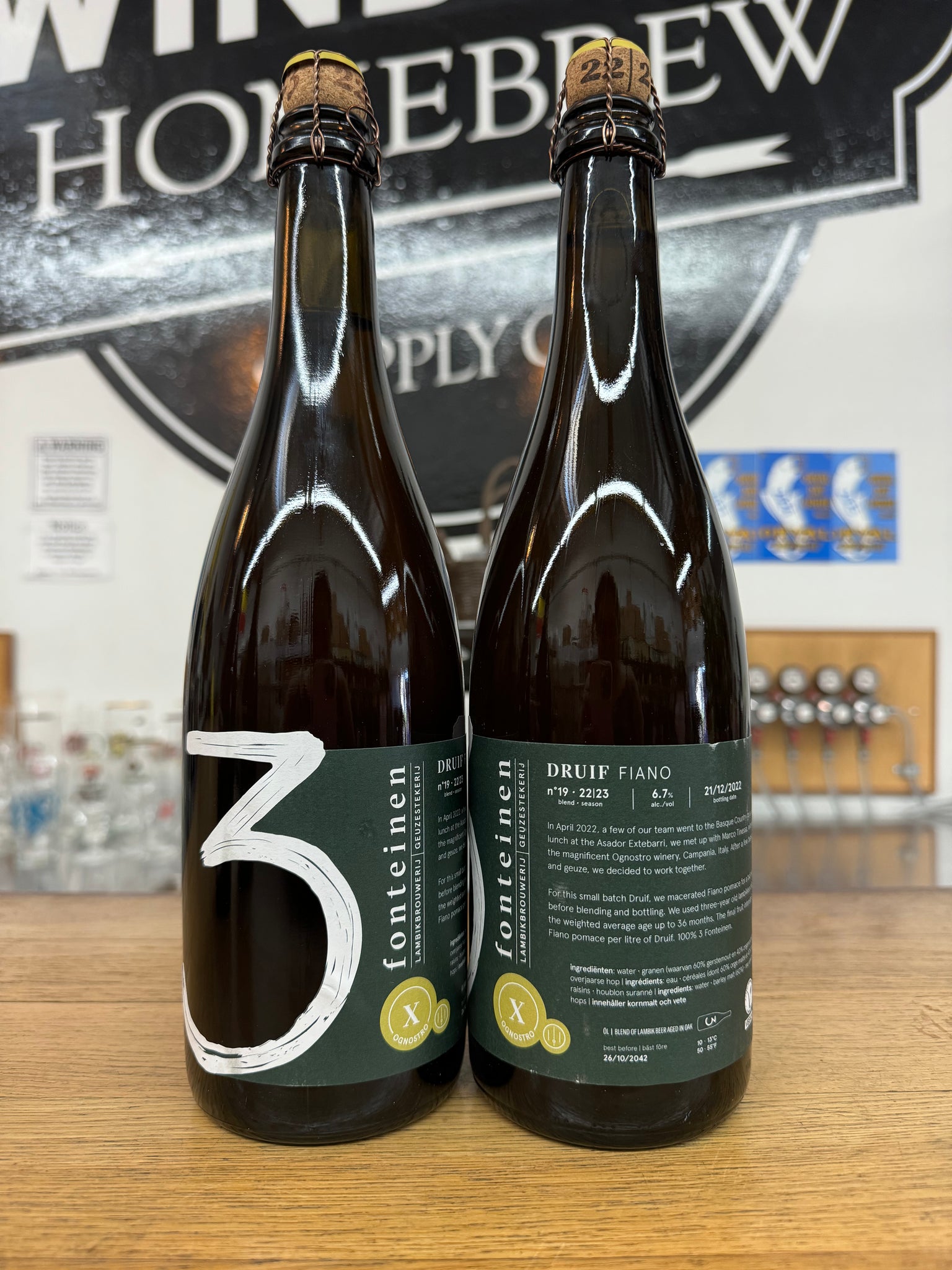 3 Fonteinen X Ognostro - Druif Fiano (season 22|23) Blend No. 19