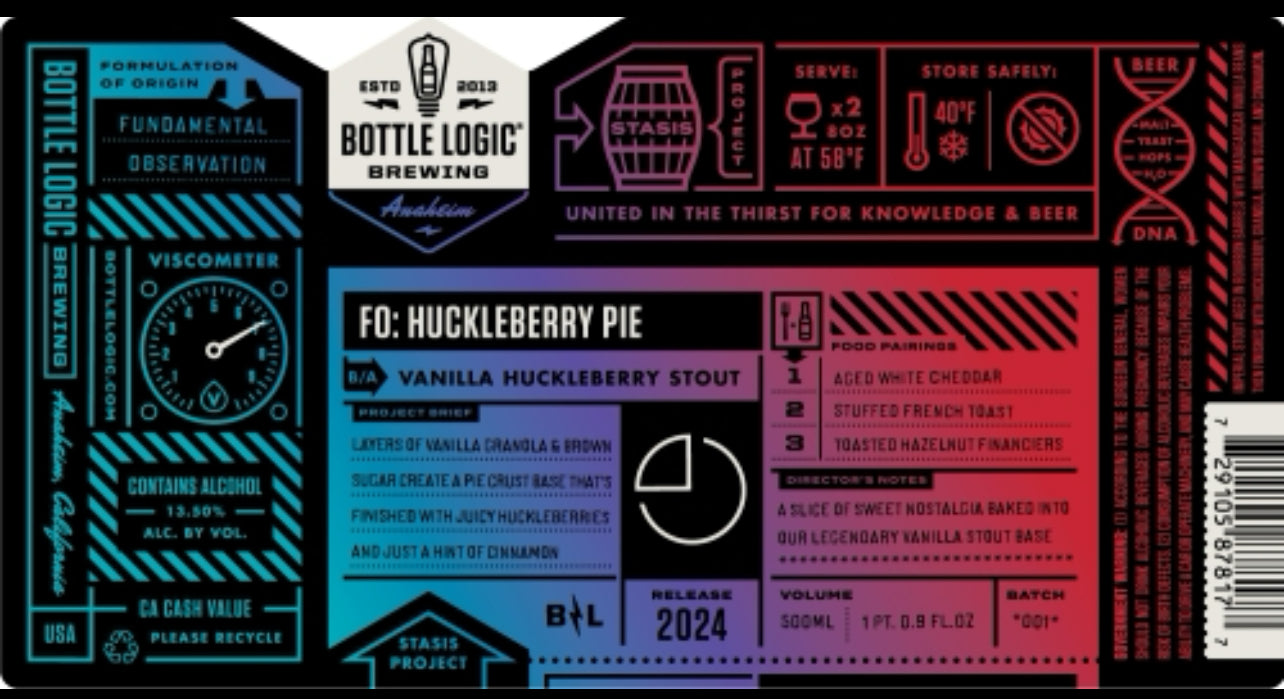 Bottle Logic FO Huckleberry Pie