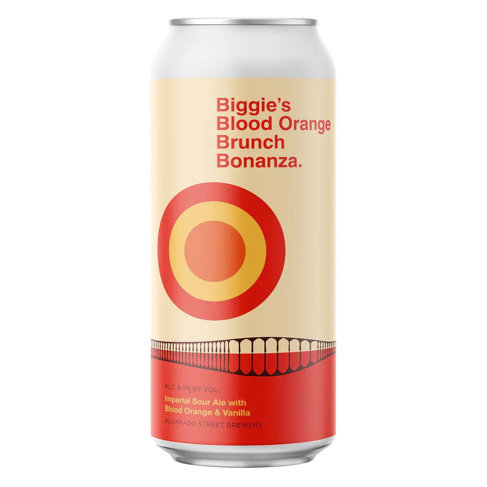 Alvarado Street Brewing- Biggie’s Blood Orange Brunch Bonanza ( Fruited Sour)