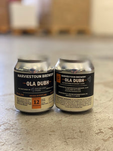 Harviestoun Ola Dubh 12yr old 8.4oz Can