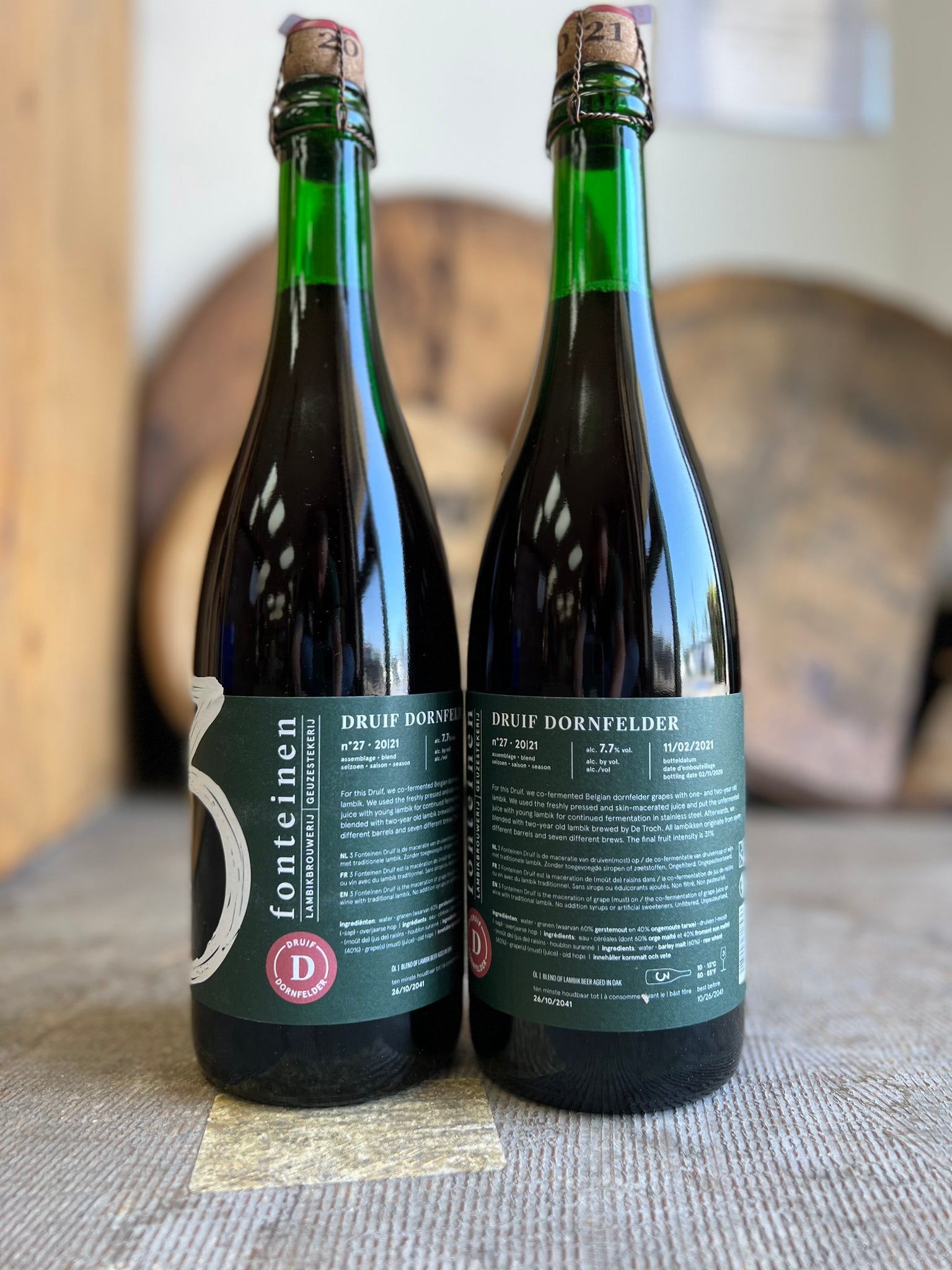 3 Fonteinen- Druif Dornfelder (season 20|21) Blend No. 27