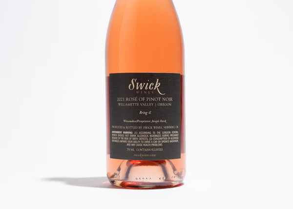 Swick Wines- ROSÉ OF PINOT NOIR 2021